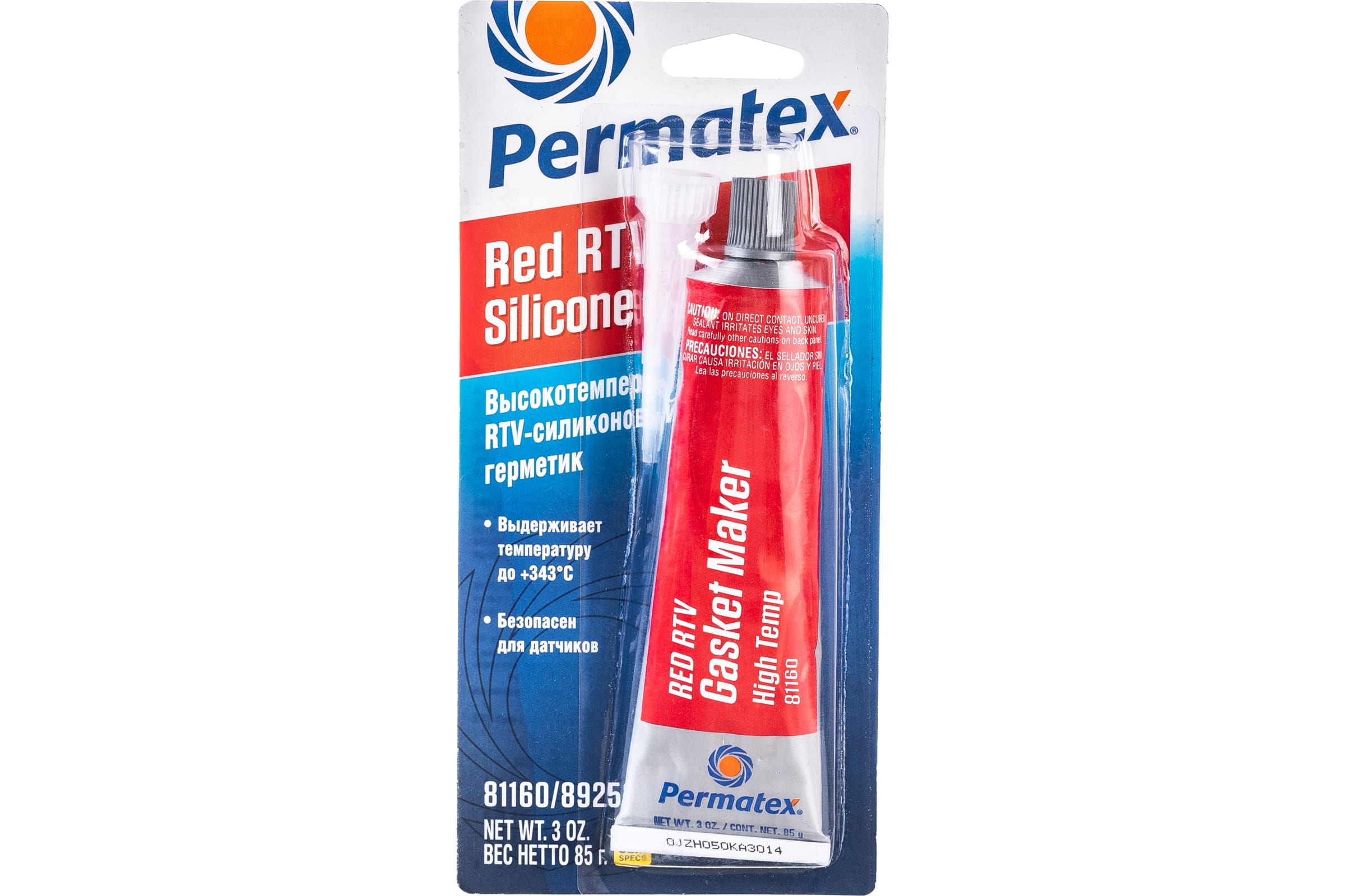 Герметик силиконовый термост красный PERMATEX, 85гр от -60 С до +340 С