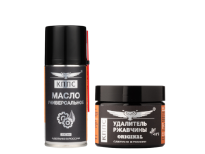 Универсальное масло КППС (210мл) + Удалитель ржавчины КППС ORIGINAL (250г)