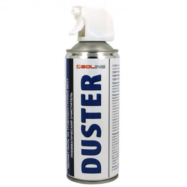 DUSTER, Сжиженный газ для продувки от пыли (аэрозоль 400мл)