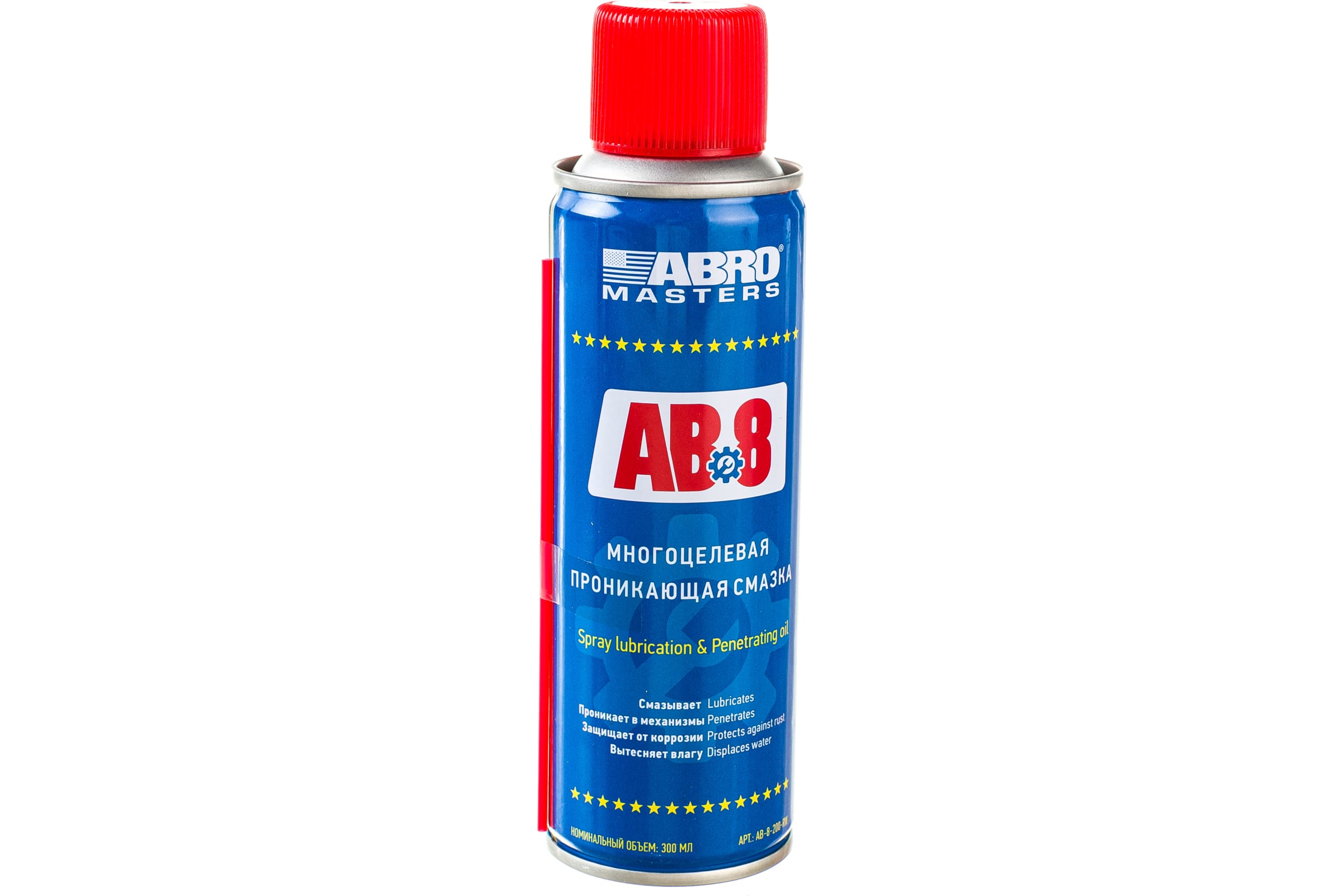 Смазка cпрей ABRO AB8 многоцелевая 200 мл AB-8-200-R
