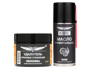 Удалитель уриновых отложений  КППС ORIGINAL (250г) + Универсальное масло КППС (210мл)