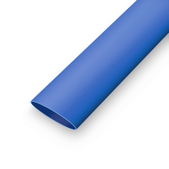 ТЕРМОУСАДКА Ф4 СИНИЙ, Термоусадка диаметр 4 синий, для провода до 3,6 мм