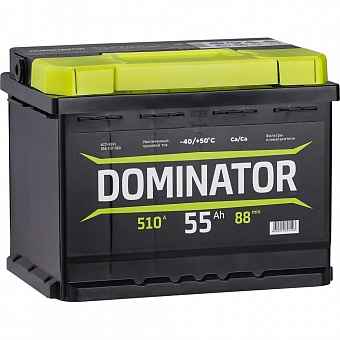 Аккумулятор Dominator 6 СТ 55 Ач 1 L 510 А ССА