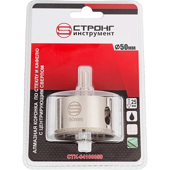 Алмазная коронка по керамике и стеклу Strong CTK-04100050