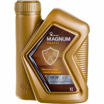 Полусинтетическое моторное масло Роснефть Magnum Maxtec 5W-30 SL-CF