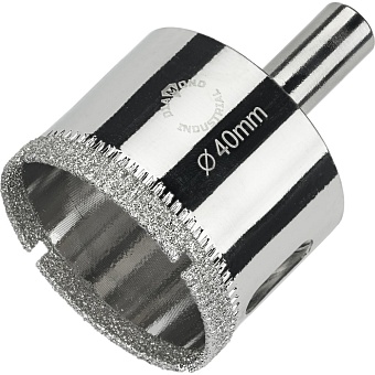 Алмазная коронка по керамике, плитке и стеклу Diamond Industrial DIDCBC040