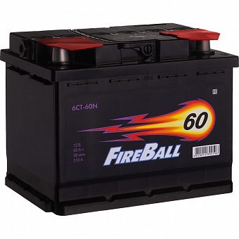 Аккумулятор FIRE BALL 6ст 60 N 510 А CCA