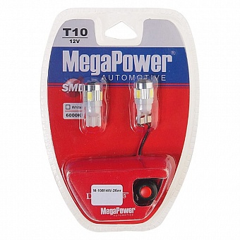 Автолампа Megapower M-10814W-2блт