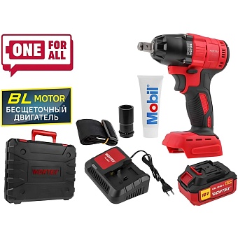 Аккумуляторный ударный гайковерт WORTEX CWR 0318 ALL1 0