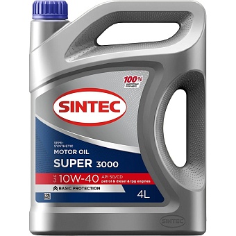 Полусинтетическое масло Sintec SINTEC SUPER 10W-40 SG/CD