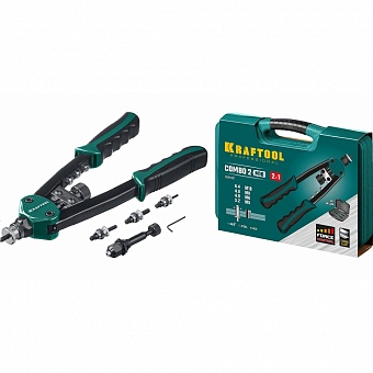 Комбинированный двуручный заклепочник KRAFTOOL Combo2-M10