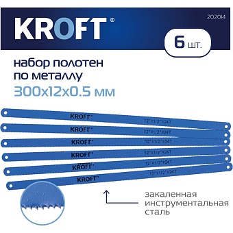 Набор полотен по металлу KROFT 202014