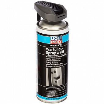 Грязеотталкивающая смазка LIQUI MOLY Pro-Line Wartungs-Spray weiss