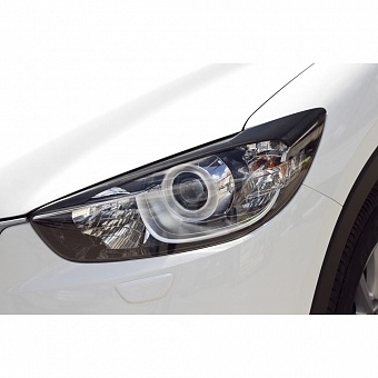Реснички накладки на передние фары для Mazda CX-5 2011- г.в. Русская Артель REMCX5-042500
