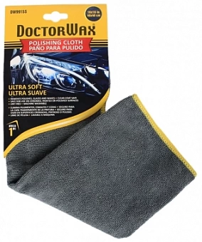 Микрофибра для очистки и полировки 40x40 см. DoctorWax DoctorWax DW9915S