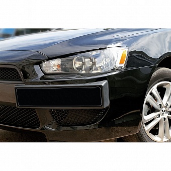 Боковая накладка под номерной знак Mitsubishi Lancer X 2007-2010 Русская Артель NML-003900