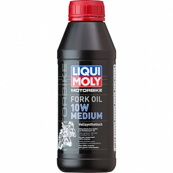 Синтетическое масло для вилок и амортизаторов LIQUI MOLY Motorbike Fork Oil Medium 10W