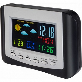 Часы-метеостанция Perfeo Color PF-S3332CS