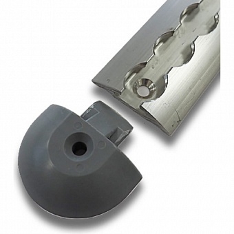 Пластиковая заглушка для такелажной алюминиевой рейки РОМЕК 4680091063038