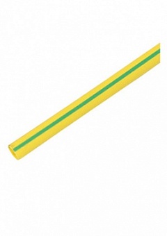 ТУТнг-1.5/0.75 желто-зеленая, термоусадочная трубка 2:1 1.5/0.75 мм желто-зеленая нарезка 1 м ТУТ1.5