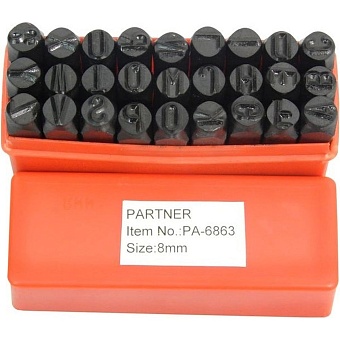 Набор буквенных штампов Partner PA-6863-8