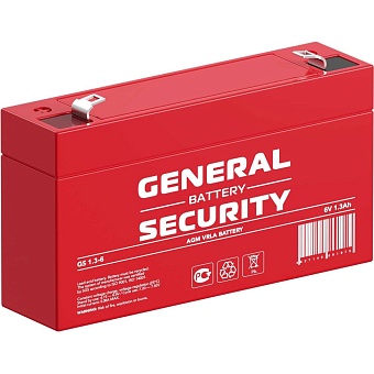 Аккумуляторная батарея General Security GS1.3-6