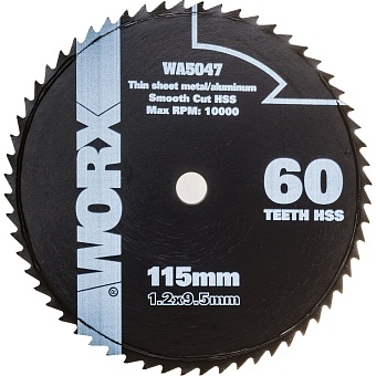 Пильный диск по металлу WORX WA5047