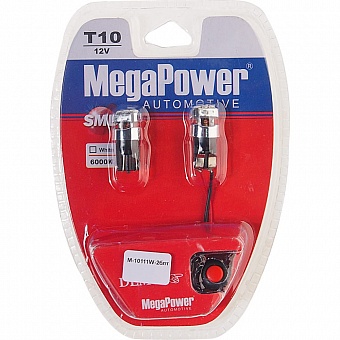 Автолампа Megapower M-10111W-2блт