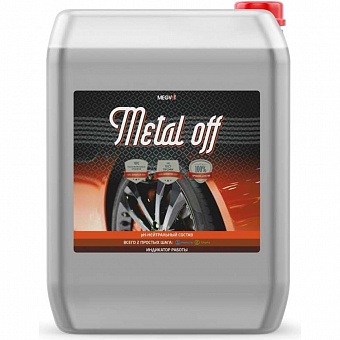 Очиститель дисков и кузова Megvit Metal off 20