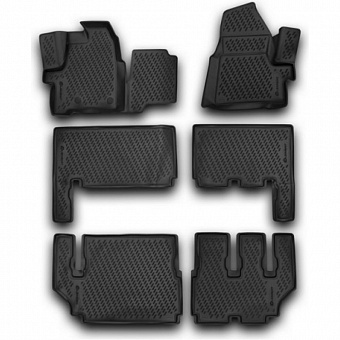 Коврики в салон Ford Tourneo Custom, 01/2013-н.в., 9 seats ELEMENT CARFRD00029k