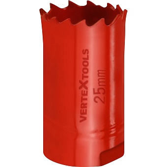 Коронка биметаллическая vertextools 2525-25