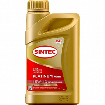 Моторное масло Sintec Платинум 5W-40 SN/CF