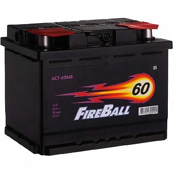 Аккумулятор FIRE BALL 6ст 60 NR 510 А CCA