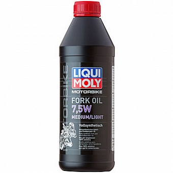 Синтетическое масло для вилок и амортизаторов LIQUI MOLY Motorbike Fork Oil Medium/Light 7,5W