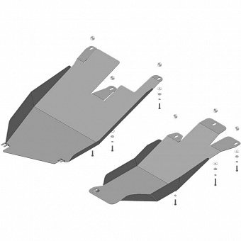 Стальная защита ТФ, Havall F7 с 2019. ООО Трио Сервис MOTODOR