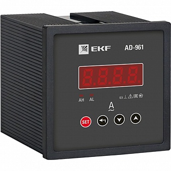 Однофазный цифровой амперметр на панель EKF ad-961