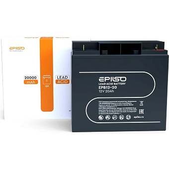 Свинцово-кислотный аккумулятор Epilso EPB12-20