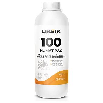 Синтетическое масло для автомобильных и холодильных компрессоров LIKSIR KLIMAT PAG