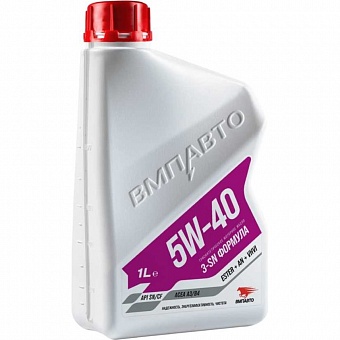Моторное масло ВМПАВТО 3-sn 5w40 (a3/b4, sn/cf), канистра 1л