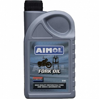 Масло для мотоциклетных вилок и амортизаторов AIMOL fork Oil 5W