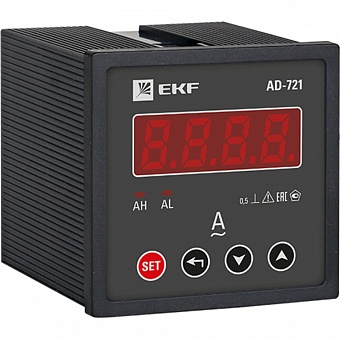 Однофазный цифровой амперметр EKF AD-721 PROxima