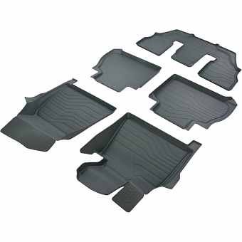 Коврики в салон для BMW X7 G07 6 SEATS 2018- SRTK 3D LUX