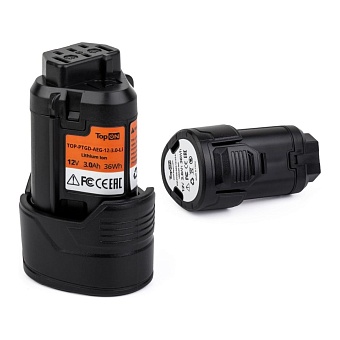 Аккумулятор для электроинструмента AEG L1230 TopOn TOP-PTGD-AEG-12-3.0-Li