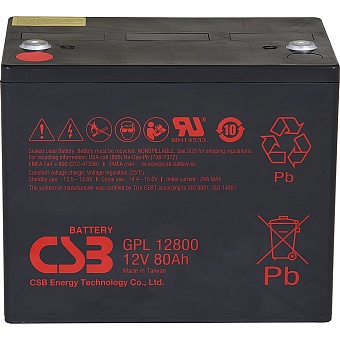 Аккумулятор для ИБП CSB GPL12800