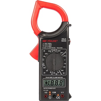 Цифровые токовые клещи КВТ KT 266C PROLINE
