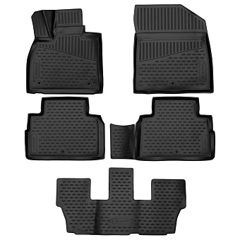 Коврики в салон HYUNDAI Palisade /I/ 2018- Внед 8мест ELEMENT 3DA58778210h