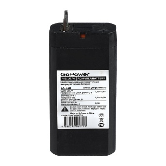 Свинцово-кислотный аккумулятор GoPower LA-410