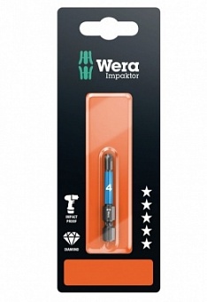 840/4 IMP DC Impaktor Hex-Plus SB бита ударная под внутренний шестигранник, алмазное покрытие, хвост