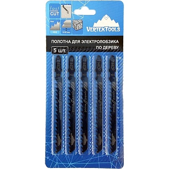 Полотно по дереву для электролобзика vertextools T144DP