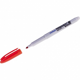 Перманентный маркер Munhwa красный, пулевидный, 1,5 мм,